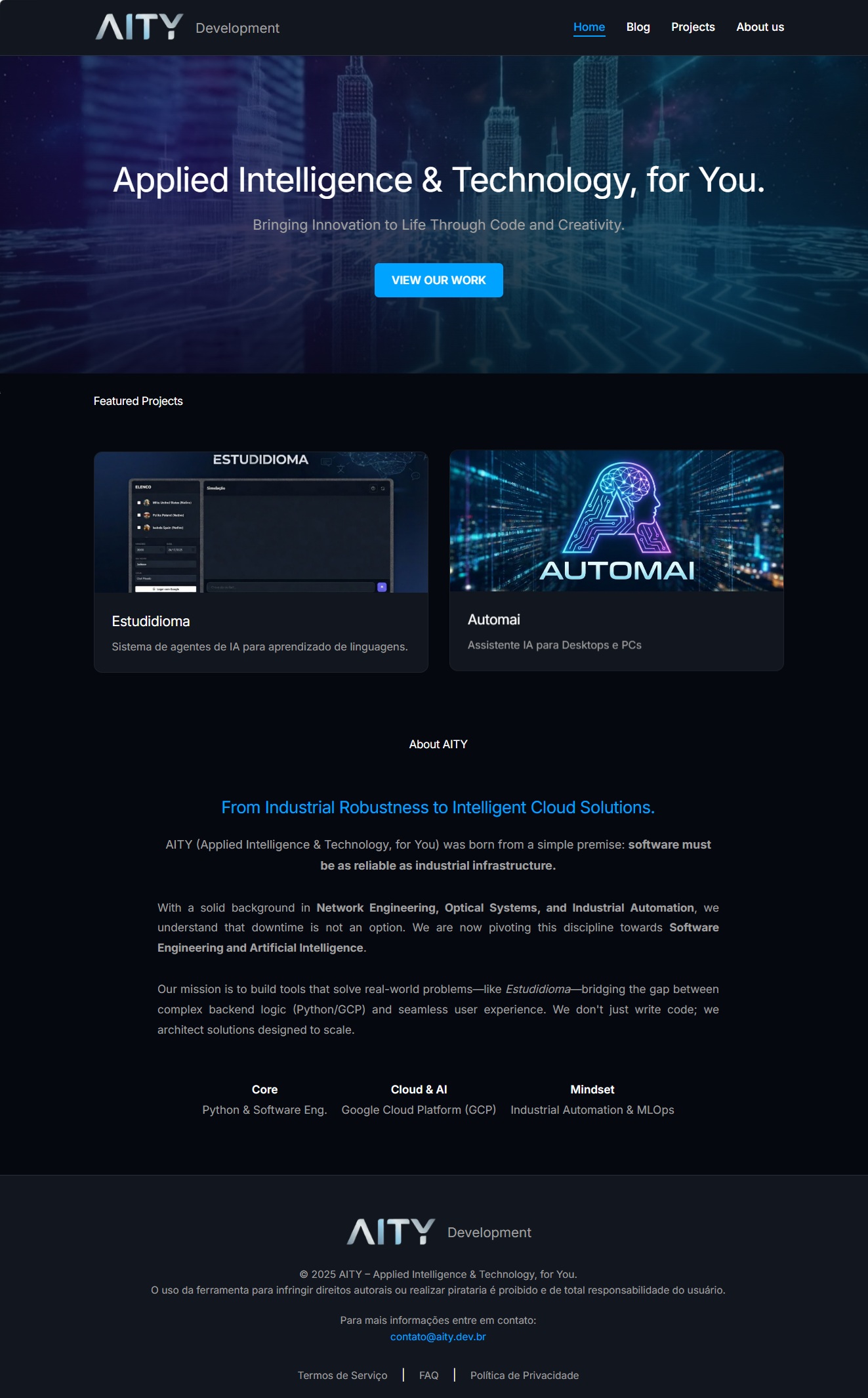 Página Principal AITY