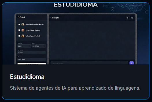Interface do Estudidioma RPG
